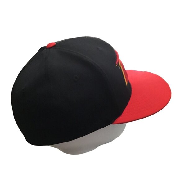 FOOTBALL PARACLETE HIGH SCHOOL SPIRITS MEN FLEXFIT S/M RED/BLACK HAT Pittsburgh - Picture 4 of 6
